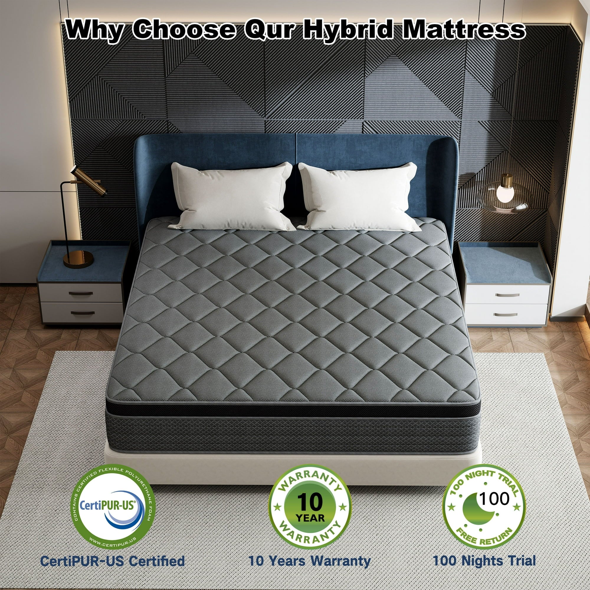 Baddies™ Core Hybrid 10” Mattress